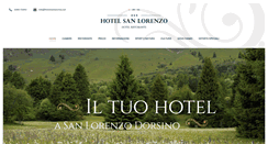 Desktop Screenshot of hotelsanlorenzo.net
