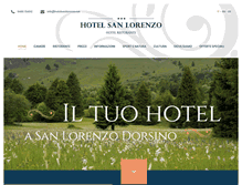Tablet Screenshot of hotelsanlorenzo.net