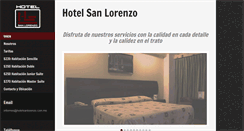 Desktop Screenshot of hotelsanlorenzo.com.mx